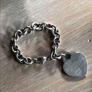 Tiffany large heart bracelet
